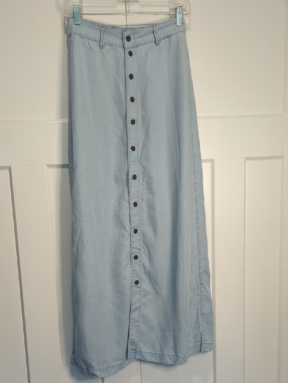 Guess Denim Look Maxi Skirt Size 4